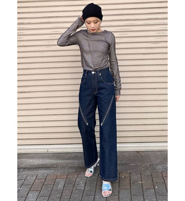 MURUA「ランダムスイッチカットトップス」|Tシャツ・カットソー|