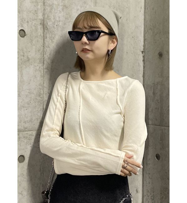 MURUA「ランダムスイッチカットトップス」|Tシャツ・カットソー|