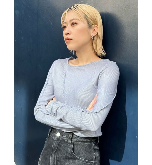 MURUA「ランダムスイッチカットトップス」|Tシャツ・カットソー|