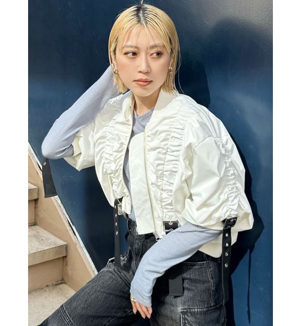 MURUA「ランダムスイッチカットトップス」|Tシャツ・カットソー|