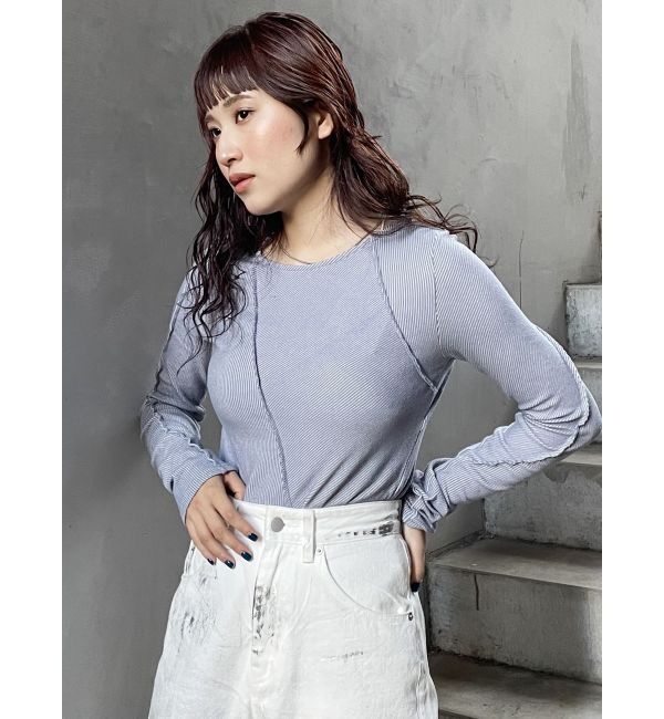 MURUA「ランダムスイッチカットトップス」|Tシャツ・カットソー|