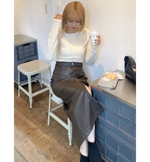 MURUA「ランダムスイッチカットトップス」|Tシャツ・カットソー|