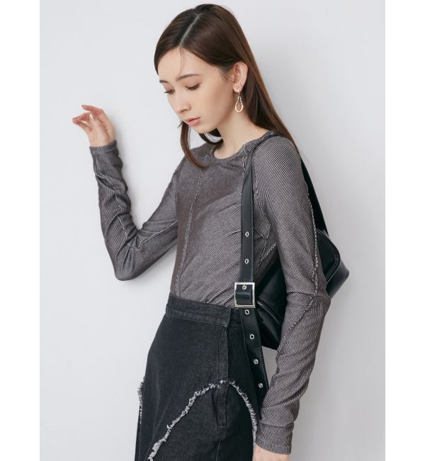 MURUA「ランダムスイッチカットトップス」|Tシャツ・カットソー|