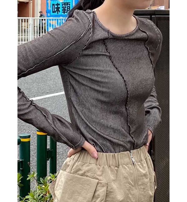 MURUA「ランダムスイッチカットトップス」|Tシャツ・カットソー|