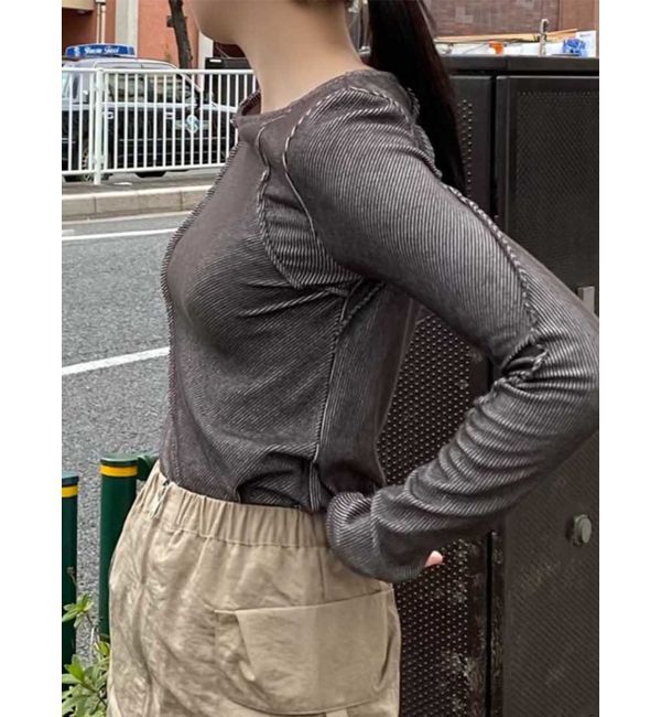 MURUA「ランダムスイッチカットトップス」|Tシャツ・カットソー|