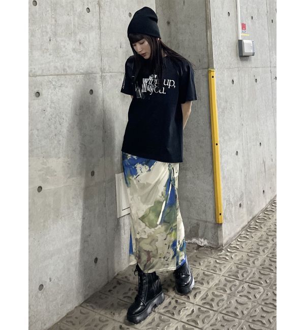 MURUA「アシメドローストリングナロースカート」|スカート|