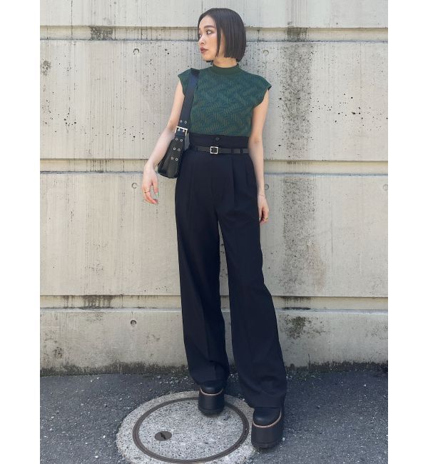 MURUA「フェイクレザーベルトサスペンダーパンツ【セット販売対象】」|その他|