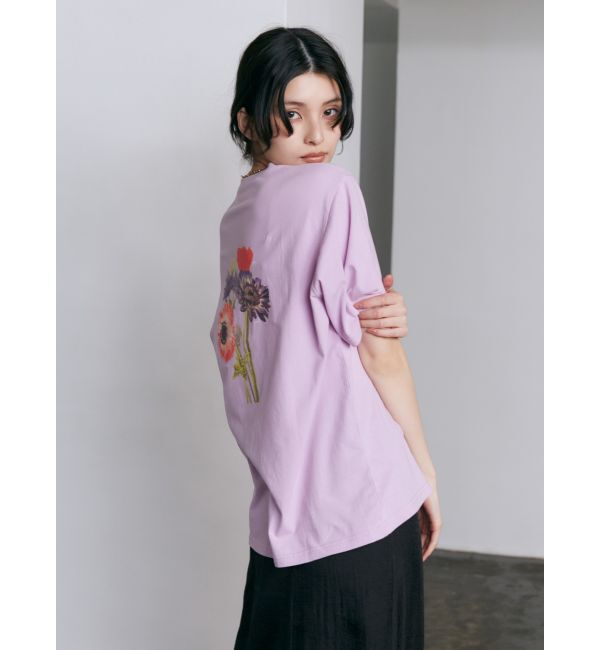 MURUA「Beautiful flower Tシャツ【WEB限定】」|Tシャツ・カットソー|