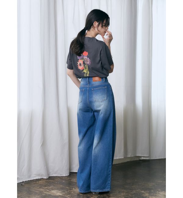 MURUA「Beautiful flower Tシャツ【WEB限定】」|Tシャツ・カットソー|