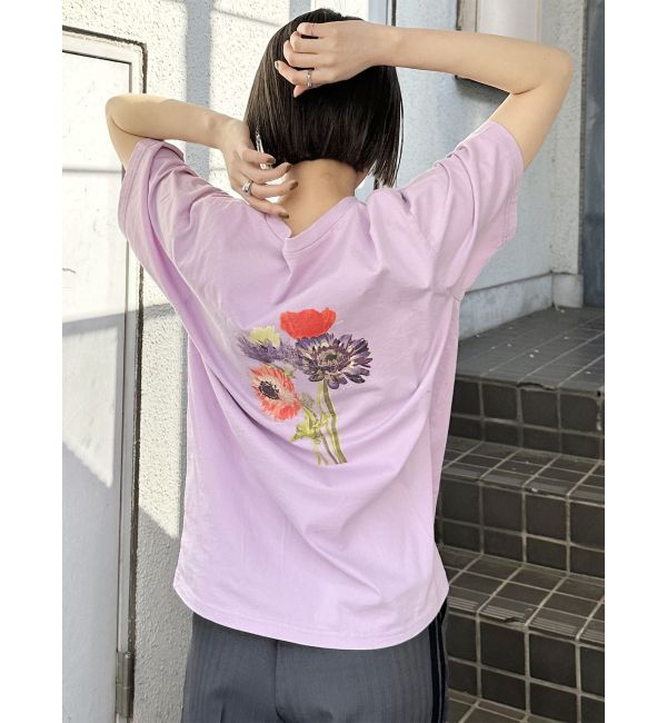 MURUA「Beautiful flower Tシャツ【WEB限定】」|Tシャツ・カットソー|