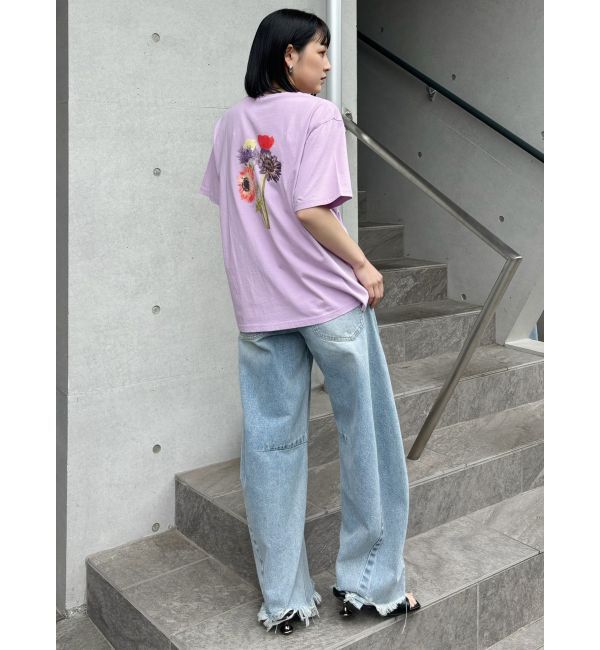 MURUA「Beautiful flower Tシャツ【WEB限定】」|Tシャツ・カットソー|