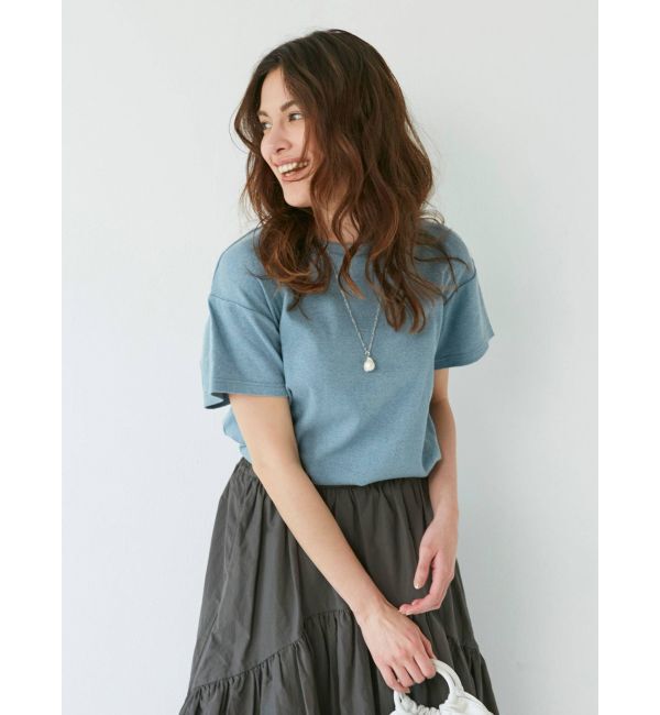 Ungrid「草木染テレコTee」|Tシャツ・カットソー|