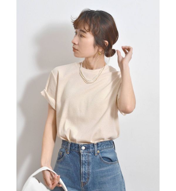 Ungrid「草木染テレコTee」|Tシャツ・カットソー|