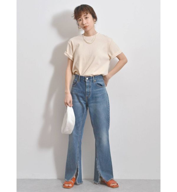 Ungrid「草木染テレコTee」|Tシャツ・カットソー|