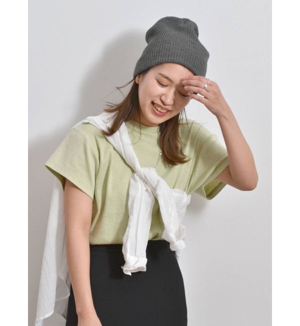 Ungrid「草木染テレコTee」|Tシャツ・カットソー|