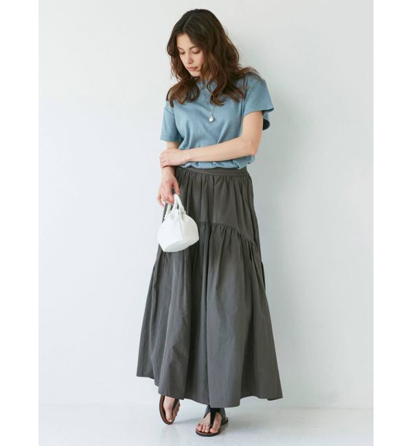 Ungrid「草木染テレコTee」|Tシャツ・カットソー|