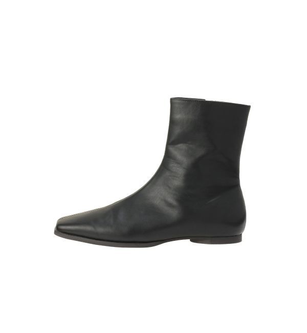 Ungrid「ミドル丈フラットブーツ」|ショートブーツ|