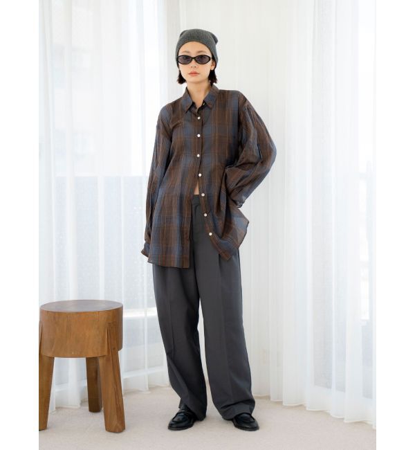 Ungrid「ローウエストボリュームタックパンツ」|その他|