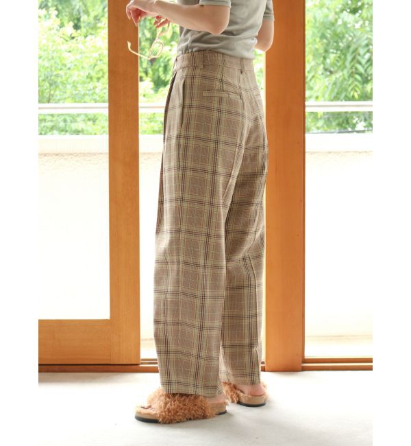 Ungrid「ローウエストボリュームタックパンツ」|その他|