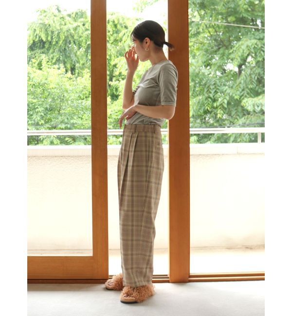 Ungrid「ローウエストボリュームタックパンツ」|その他|