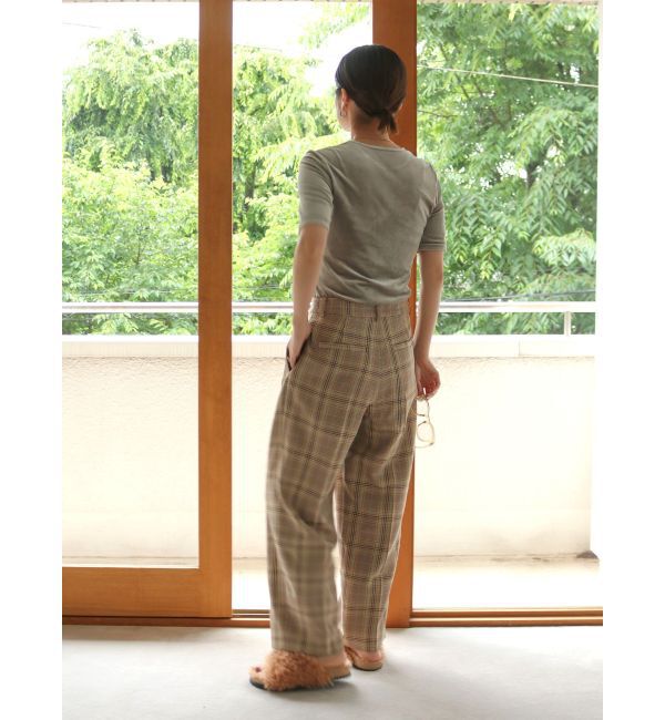 Ungrid「ローウエストボリュームタックパンツ」|その他|