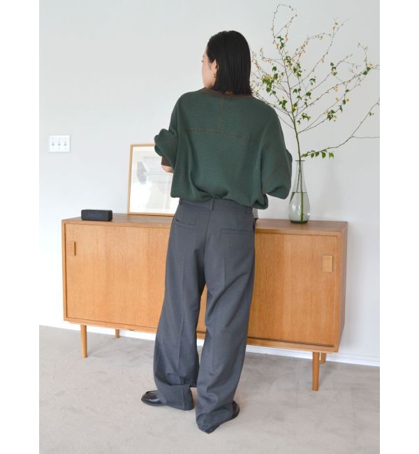 Ungrid「ローウエストボリュームタックパンツ」|その他|