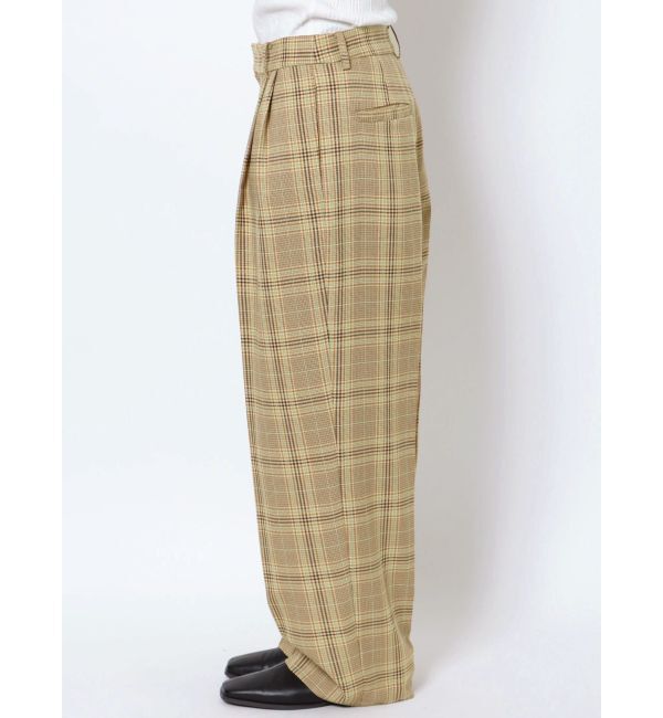 Ungrid「ローウエストボリュームタックパンツ」|その他|