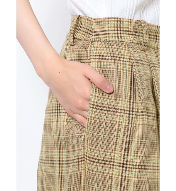 Ungrid「ローウエストボリュームタックパンツ」|その他|