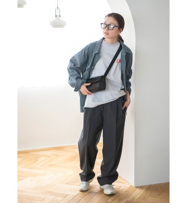 Ungrid「ローウエストボリュームタックパンツ」|その他|