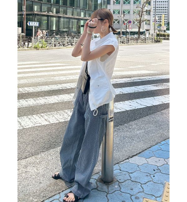 Ungrid「ペインタールーズパンツ」|デニム|