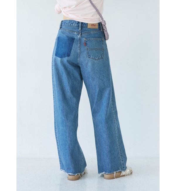 Ungrid「ウエストタックデザインリメイクデニム」|デニム|