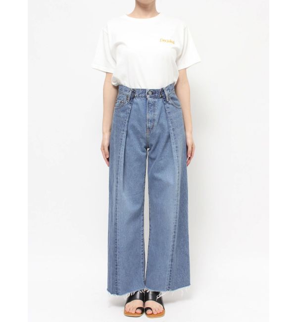 Ungrid「ウエストタックデザインリメイクデニム」|デニム|