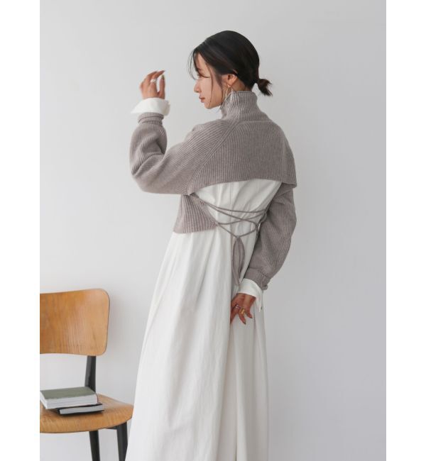 Ungrid「バックリボンニットセットワンピース」|ワンピース|