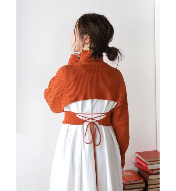 Ungrid「バックリボンニットセットワンピース」|ワンピース|