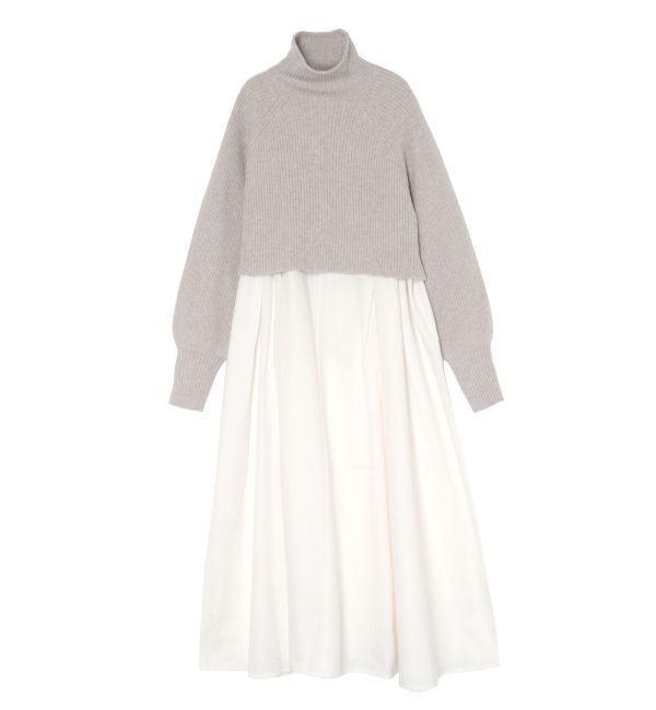 Ungrid「バックリボンニットセットワンピース」|ワンピース|