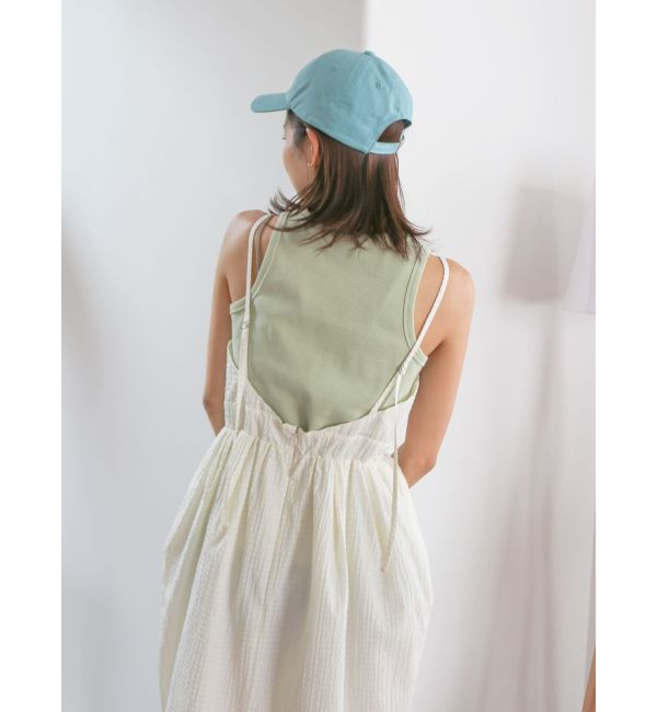 Ungrid「タックボリュームキャミワンピース」|ワンピース|