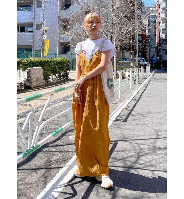 Ungrid「タックボリュームキャミワンピース」|ワンピース|