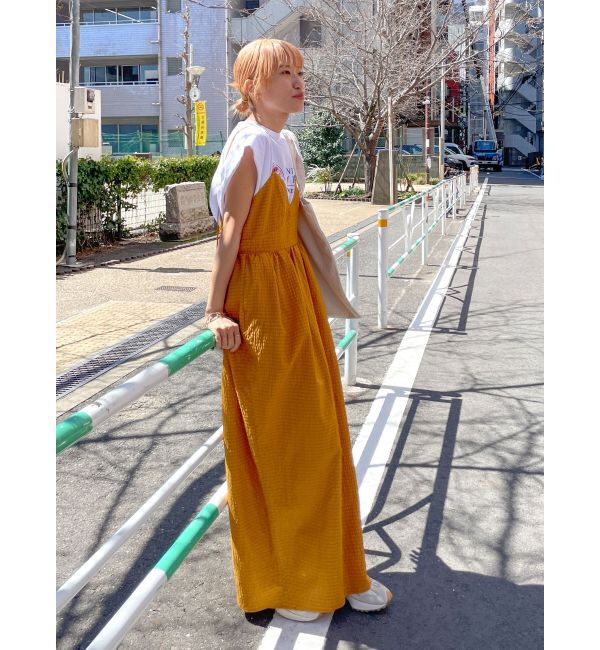 Ungrid「タックボリュームキャミワンピース」|ワンピース|