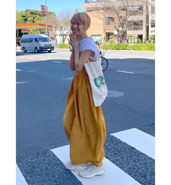 Ungrid「タックボリュームキャミワンピース」|ワンピース|