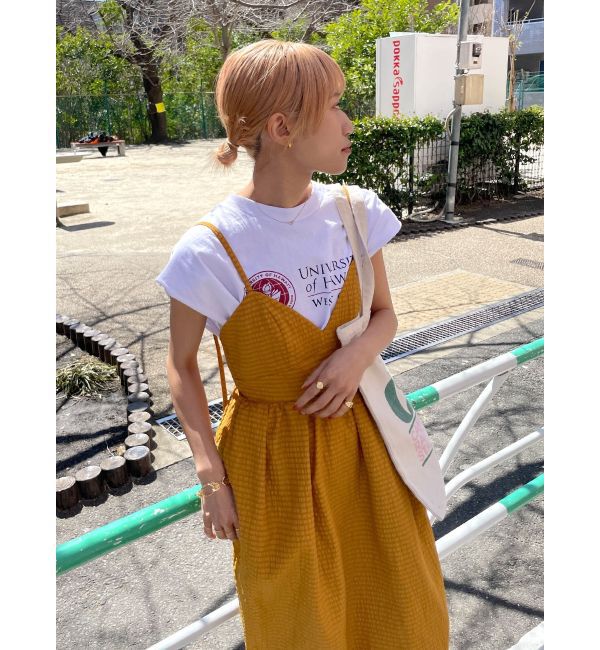 Ungrid「タックボリュームキャミワンピース」|ワンピース|