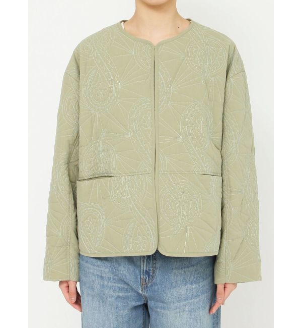 Ungrid「エンブロイダリーデザインブルゾン」|ブルゾン・スタジャン|