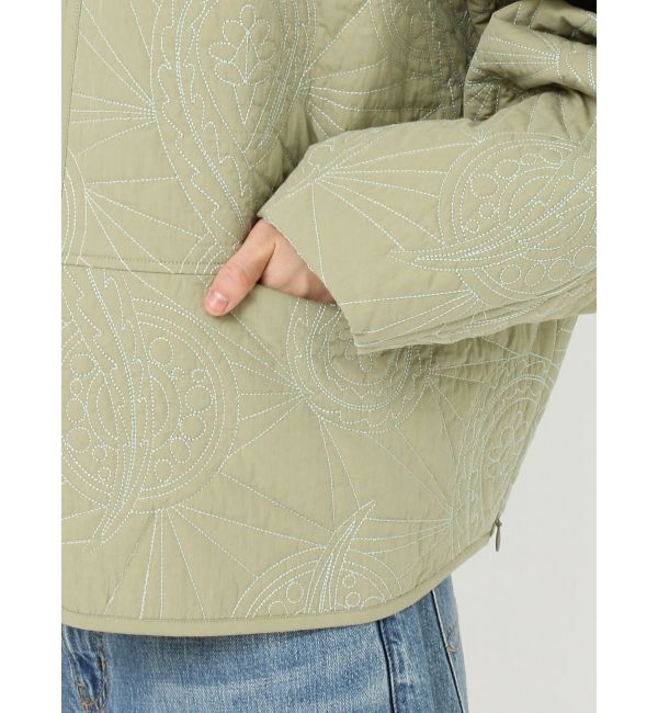 Ungrid「エンブロイダリーデザインブルゾン」|ブルゾン・スタジャン|