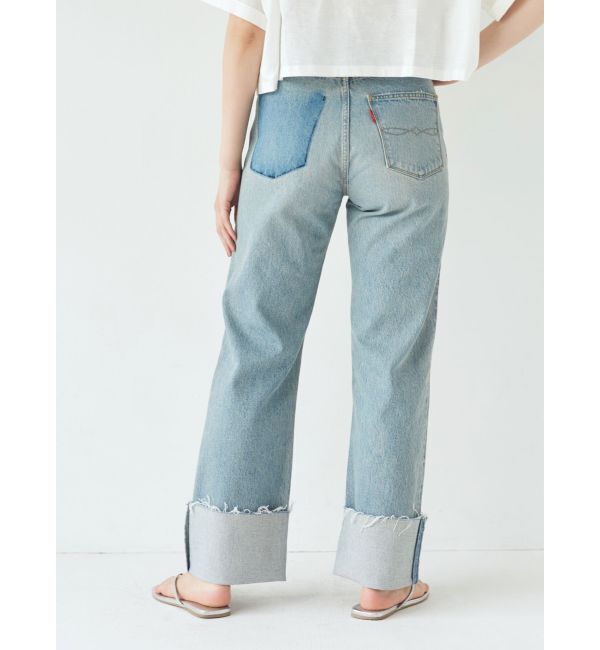 Ungrid「ウエストリメイクロールアップデニム」|デニム|