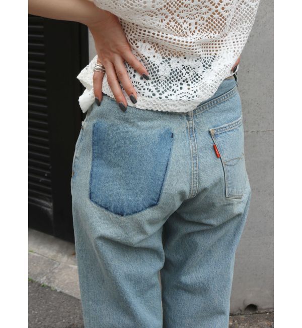 Ungrid「ウエストリメイクロールアップデニム」|デニム|