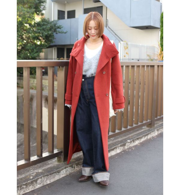 Ungrid「Vネック起毛ルーズニット」|ニット・セーター|