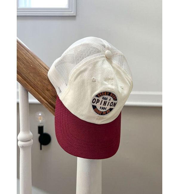 Ungrid「ワッペンデザインメッシュキャップ」|キャップ・キャスケット|