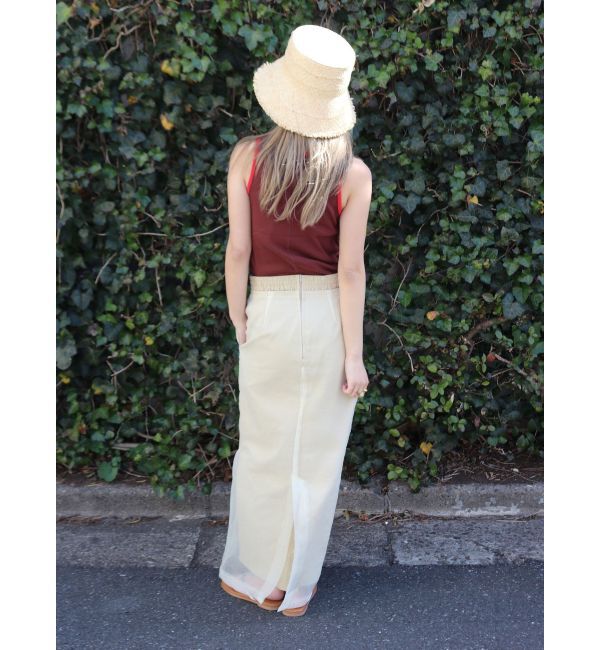 Ungrid「【WEB限定】バイカラーロゴタンクトップ」|タンクトップ|