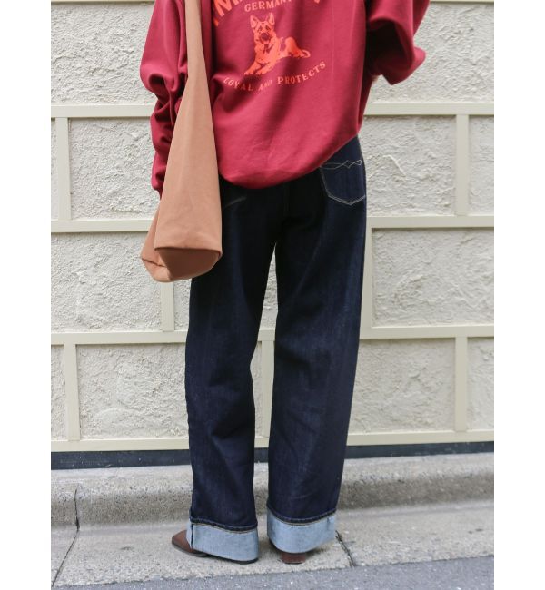 Ungrid「【WEB限定】ロールアップカーブデニム」|デニム|