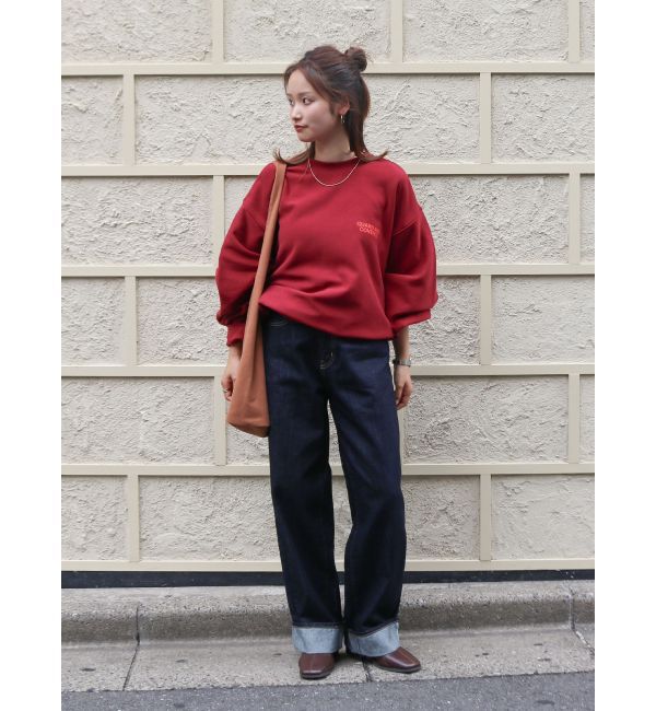 Ungrid「【WEB限定】ロールアップカーブデニム」|デニム|