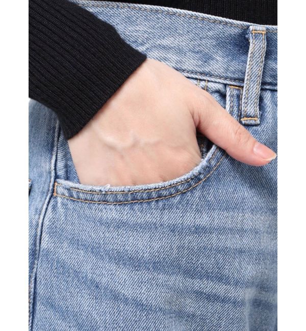 Ungrid「【WEB限定】ロールアップカーブデニム」|デニム|